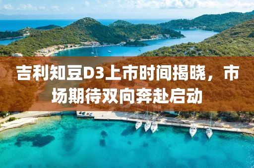 吉利知豆D3上市时间揭晓，市场期待双向奔赴启动