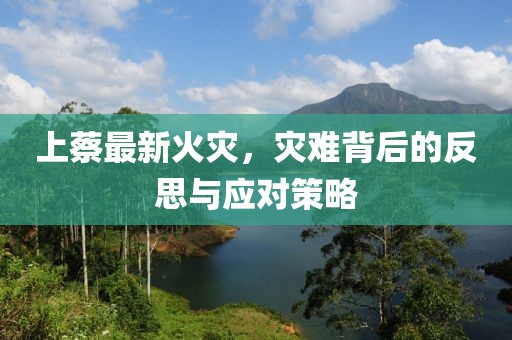 上蔡最新火灾，灾难背后的反思与应对策略
