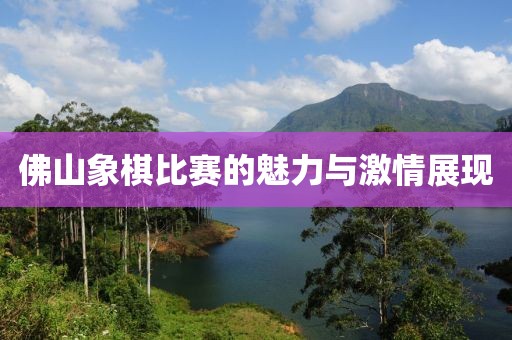 佛山象棋比赛的魅力与激情展现