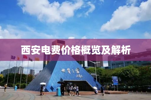 西安电费价格概览及解析
