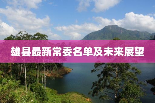 雄县最新常委名单及未来展望