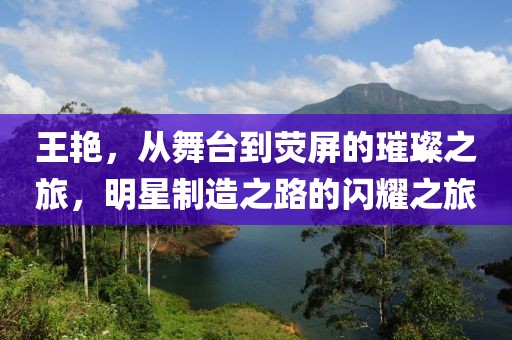 王艳，从舞台到荧屏的璀璨之旅，明星制造之路的闪耀之旅