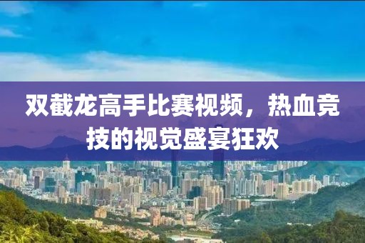 双截龙高手比赛视频，热血竞技的视觉盛宴狂欢