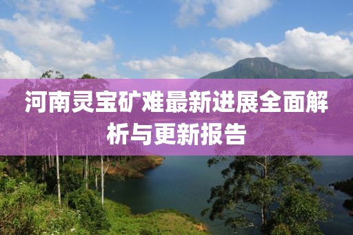 河南灵宝矿难最新进展全面解析与更新报告