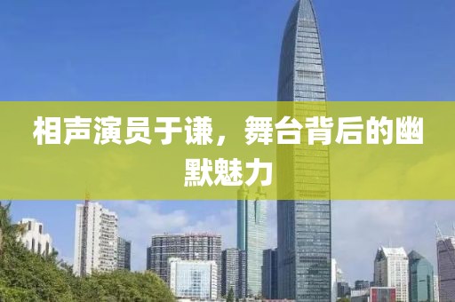 相声演员于谦，舞台背后的幽默魅力