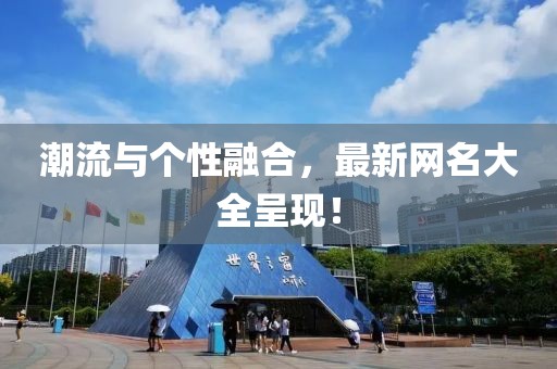 潮流与个性融合，最新网名大全呈现！