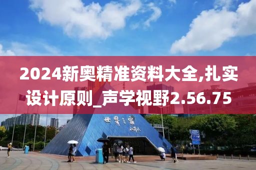 2024新奥精准资料大全,扎实设计原则_声学视野2.56.75