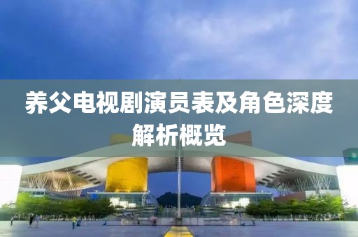 养父电视剧演员表及角色深度解析概览