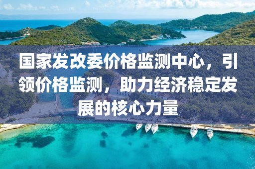 国家发改委价格监测中心，引领价格监测，助力经济稳定发展的核心力量