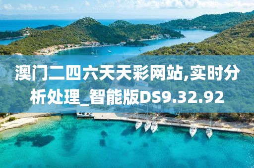 澳门二四六天天彩网站,实时分析处理_智能版DS9.32.92