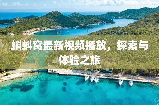 蝌蚪窝最新视频播放，探索与体验之旅