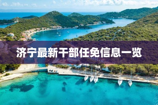 济宁最新干部任免信息一览