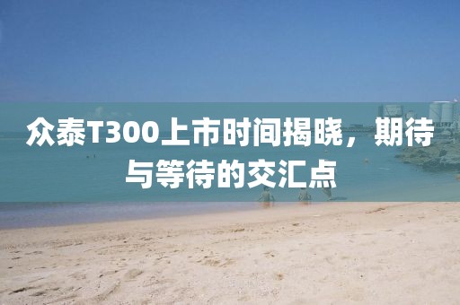 众泰T300上市时间揭晓，期待与等待的交汇点