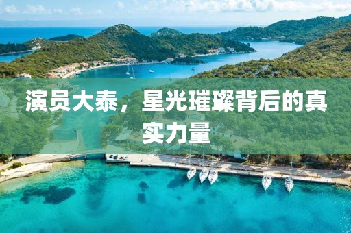 演员大泰，星光璀璨背后的真实力量