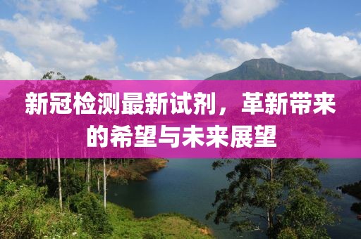 新冠检测最新试剂，革新带来的希望与未来展望
