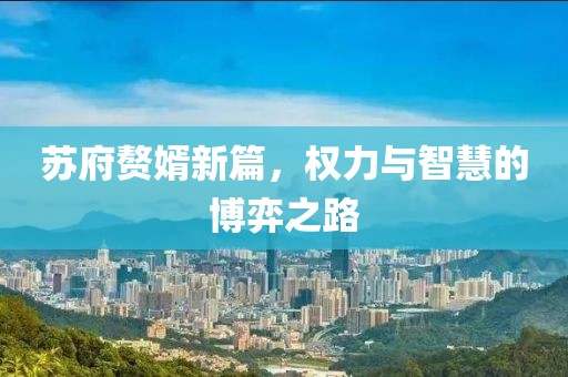 苏府赘婿新篇，权力与智慧的博弈之路