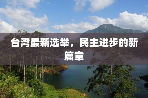 台湾最新选举，民主进步的新篇章