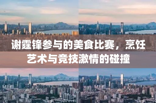 谢霆锋参与的美食比赛，烹饪艺术与竞技激情的碰撞