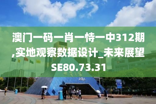 澳门一码一肖一恃一中312期,实地观察数据设计_未来展望SE80.73.31
