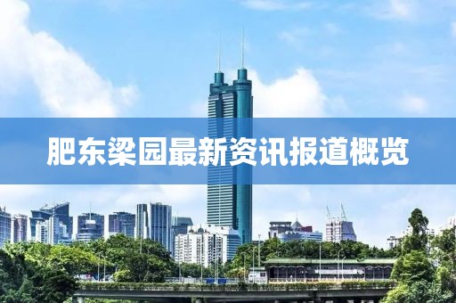 肥东梁园最新资讯报道概览