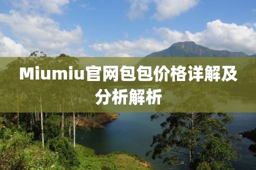Miumiu官网包包价格详解及分析解析