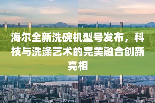 海尔全新洗碗机型号发布，科技与洗涤艺术的完美融合创新亮相