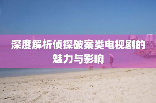 深度解析侦探破案类电视剧的魅力与影响