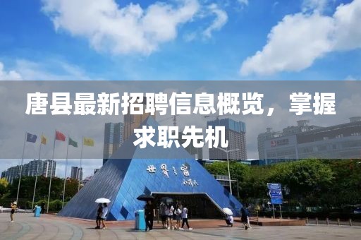 唐县最新招聘信息概览，掌握求职先机