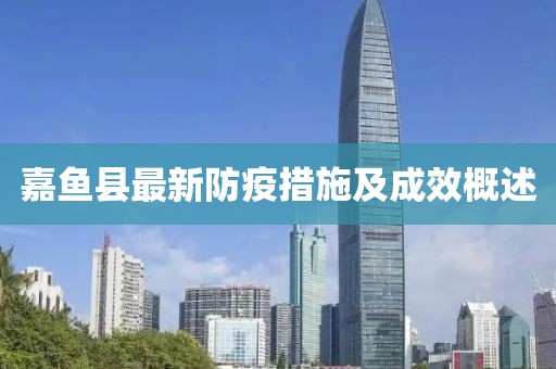 嘉鱼县最新防疫措施及成效概述