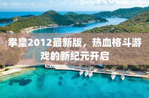 拳皇2012最新版，热血格斗游戏的新纪元开启