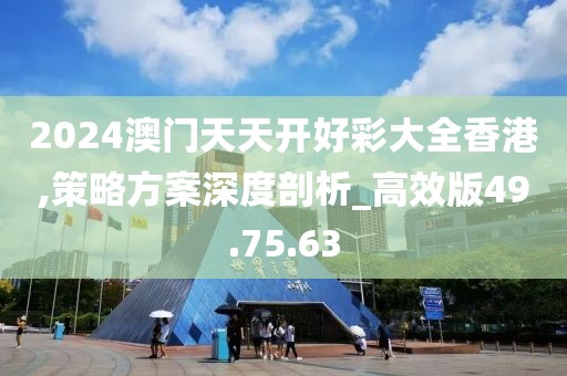 2024澳门天天开好彩大全香港,策略方案深度剖析_高效版49.75.63