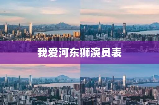 我爱河东狮演员表