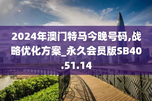 2024年澳门特马今晚号码,战略优化方案_永久会员版SB40.51.14
