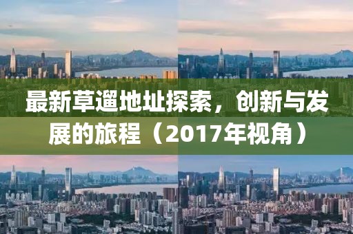 最新草遛地址探索，创新与发展的旅程（2017年视角）