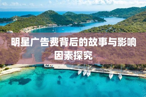 明星广告费背后的故事与影响因素探究