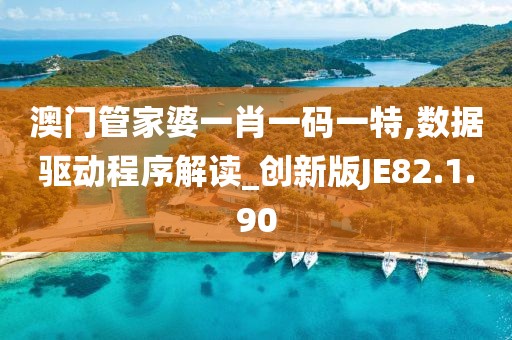 澳门管家婆一肖一码一特,数据驱动程序解读_创新版JE82.1.90