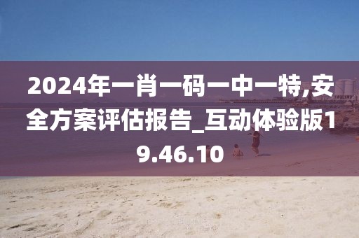 2024年一肖一码一中一特,安全方案评估报告_互动体验版19.46.10