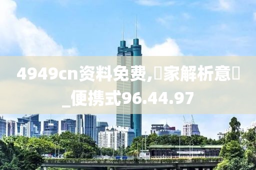 4949cn资料免费,專家解析意見_便携式96.44.97
