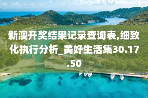 新澳开奖结果记录查询表,细致化执行分析_美好生活集30.17.50