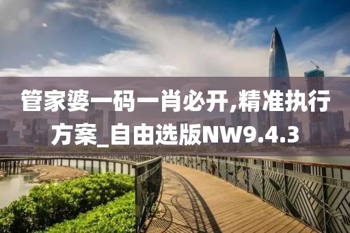 管家婆一码一肖必开,精准执行方案_自由选版NW9.4.3