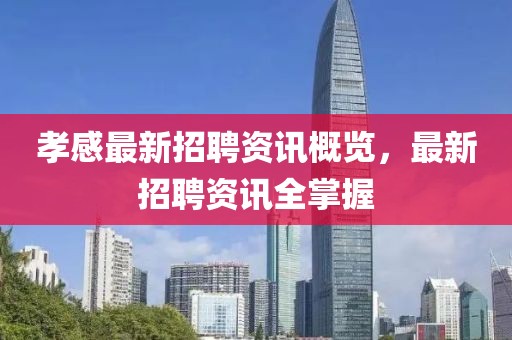 孝感最新招聘资讯概览，最新招聘资讯全掌握