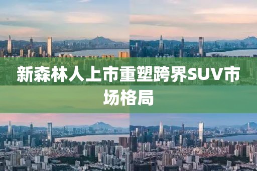 新森林人上市重塑跨界SUV市场格局