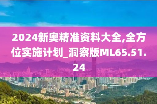 2024新奥精准资料大全,全方位实施计划_洞察版ML65.51.24