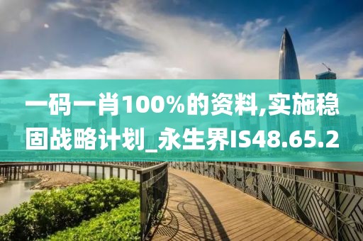 一码一肖100%的资料,实施稳固战略计划_永生界IS48.65.20