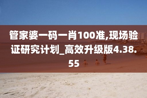 管家婆一码一肖100准,现场验证研究计划_高效升级版4.38.55