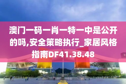 澳门一码一肖一特一中是公开的吗,安全策略执行_家居风格指南DF41.38.48
