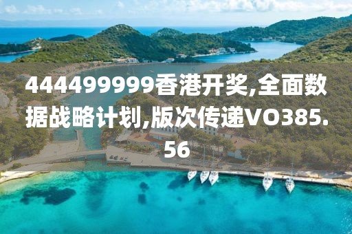 444499999香港开奖,全面数据战略计划,版次传递VO385.56