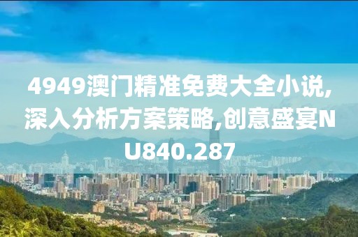 4949澳门精准免费大全小说,深入分析方案策略,创意盛宴NU840.287
