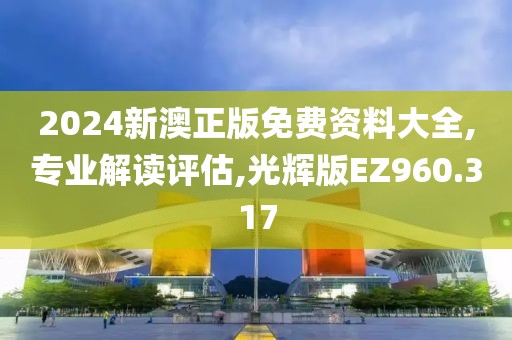 2024新澳正版免费资料大全,专业解读评估,光辉版EZ960.317