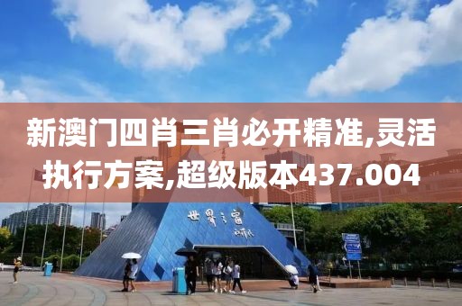 新澳门四肖三肖必开精准,灵活执行方案,超级版本437.004